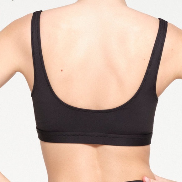 Skims swim Tank Bikini Top onyx XS - Picture 2 of 10